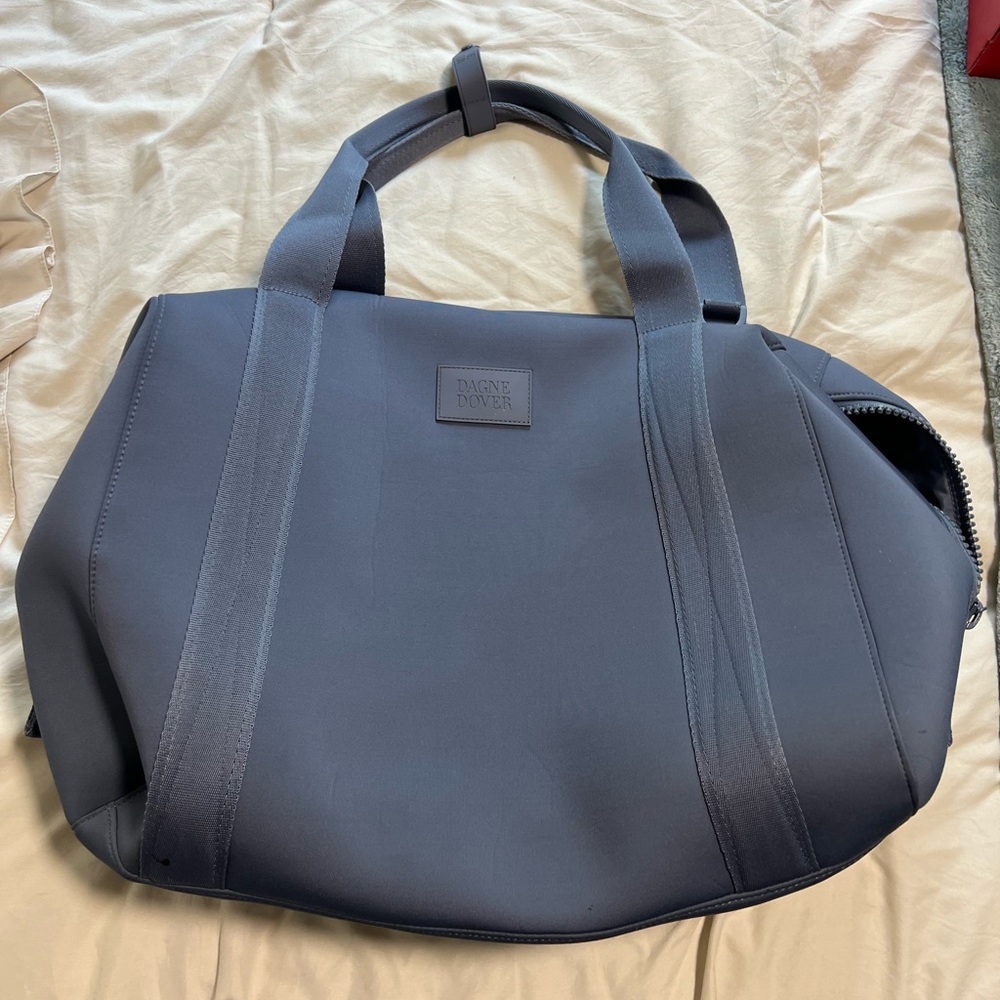 Dagne Dover Gray Duffel Bag- XL